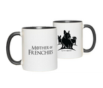 Mother of Frenchies Color Pop Accent Mugs (11 oz)