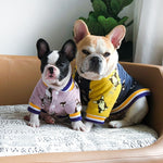 Party Print Athletic Style Frenchie Jacket